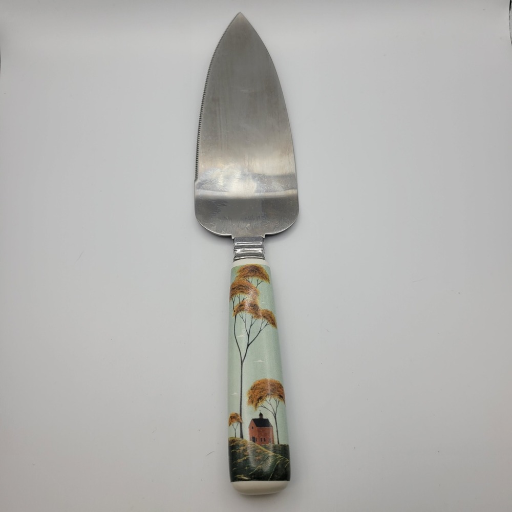 Warren Kimble Boston‎ Warehouse Cake Server Pie Server Country Cottage Stainless